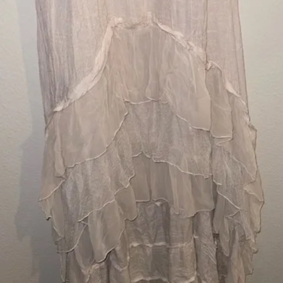 Anthropologie| Cecico ruffle lace/ layered maxi dress | Size M - Picture 3 of 4